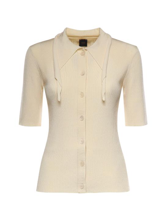 26SS 핑코 폴로 티셔츠 106316 A347C04 Beige