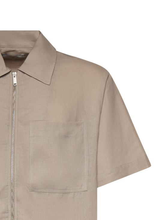 26SS WOC 반팔 셔츠 026ST167LI CAMEL Beige - WOC