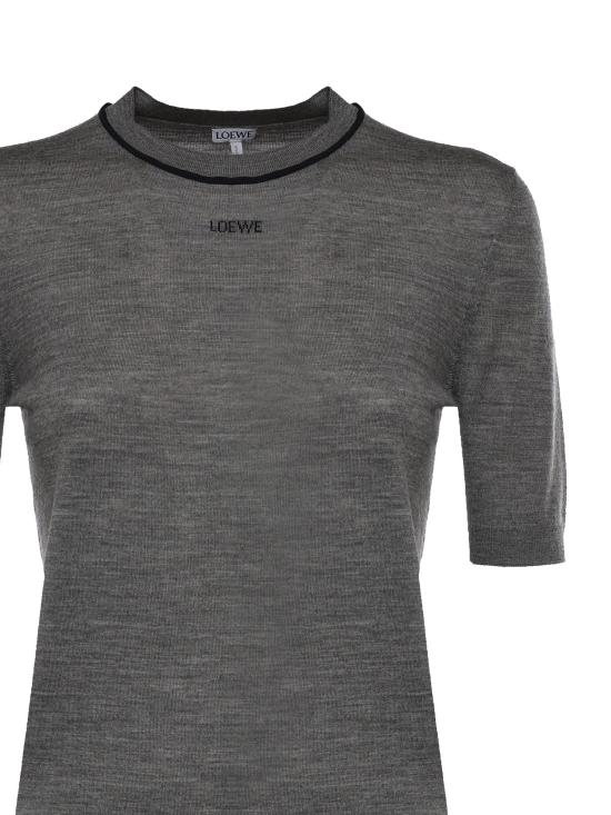 26SS 로에베 스웨터 S359Y55K43 4004 GREY NAVY BLUE - LOEWE