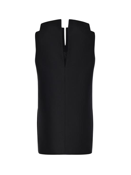 25FW 발렌시아가 숏 원피스 872522 TUQ031000 Black - BALENCIAGA