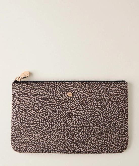 26SS 보르보네제 클러치/파우치 930118I15 X11 Op naturale nero