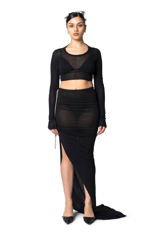 26SS 다크쉐도우 롱 스커트 DS01F4337 BH 09 - DRKSHDW