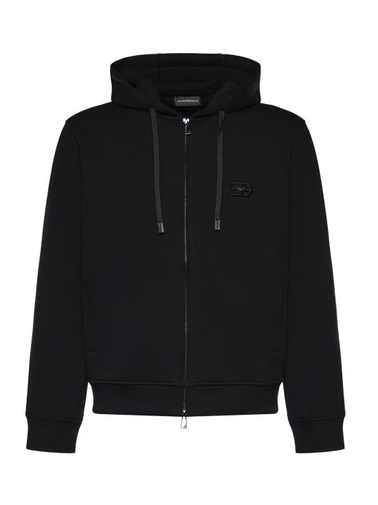 26SS 엠포리오 아르마니 후드 티셔츠 EM004538 AF10013UC001 Black