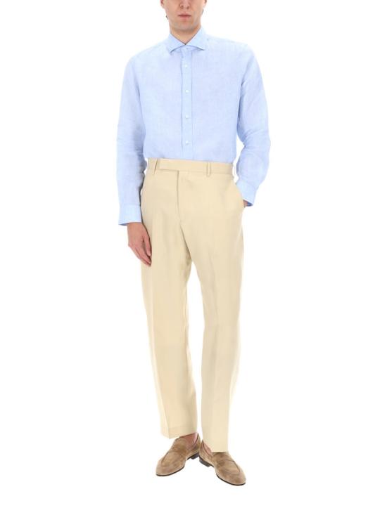 26SS 브루넬로 쿠치넬리 이지 핏 셔츠 MM6840627 C105 AZURE - BRUNELLO CUCINELLI