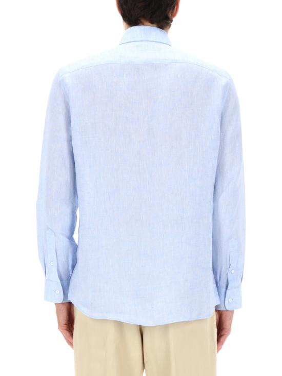 26SS 브루넬로 쿠치넬리 이지 핏 셔츠 MM6840627 C105 AZURE - BRUNELLO CUCINELLI