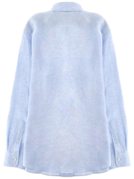 26SS 브루넬로 쿠치넬리 이지 핏 셔츠 MM6840627 C105 AZURE - BRUNELLO CUCINELLI