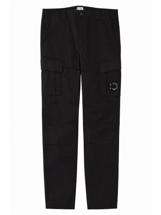 26SS 씨피 컴퍼니 스트레치 새틴 카고 팬츠 RSCMPA743A 005694G999 BLACK