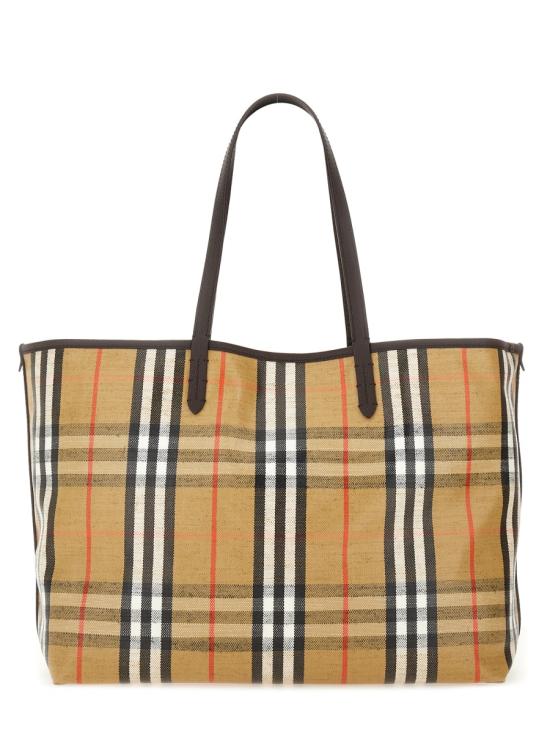 26SS 버버리 하이랜드 미디움 토트백 8112222 B9368 BEIGE - BURBERRY