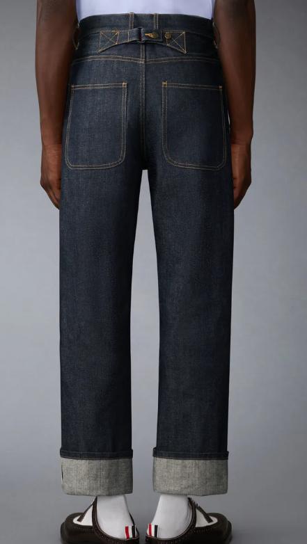26SS 톰브라운 셀비지 데님 5-포켓 팬츠 MTU345S F1101 415 DENIM DOM - THOM BROWNE