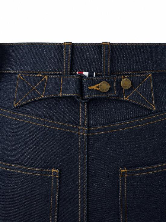 26FW 톰브라운 셀비지 데님 5-포켓 팬츠 MTU345S F1101 415 DENIM DOM - THOM BROWNE