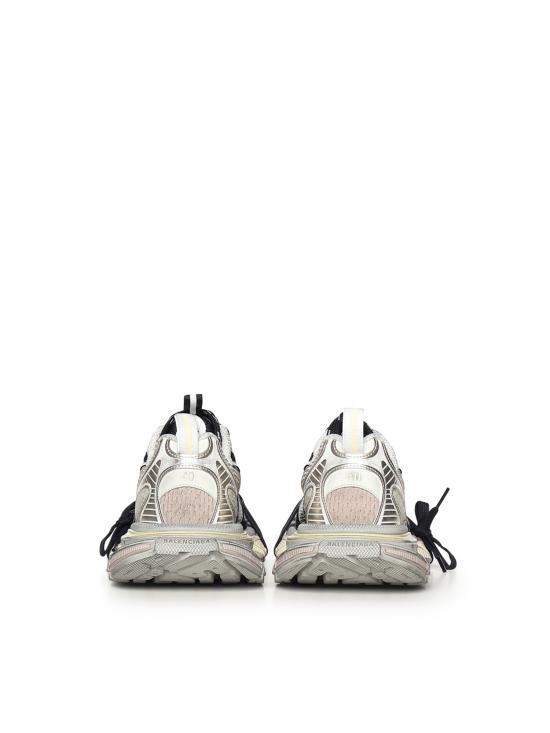 26SS 발렌시아가 3xl 스플릿 로고 스니커즈 840090 W3XSG9161 Light Yellow Red Navy - BALENCIAGA