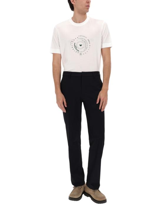 26SS 엠포리오 아르마니 스트레이트 팬츠 EM003660 AF18502UB118 BLUE - EMPORIO ARMANI