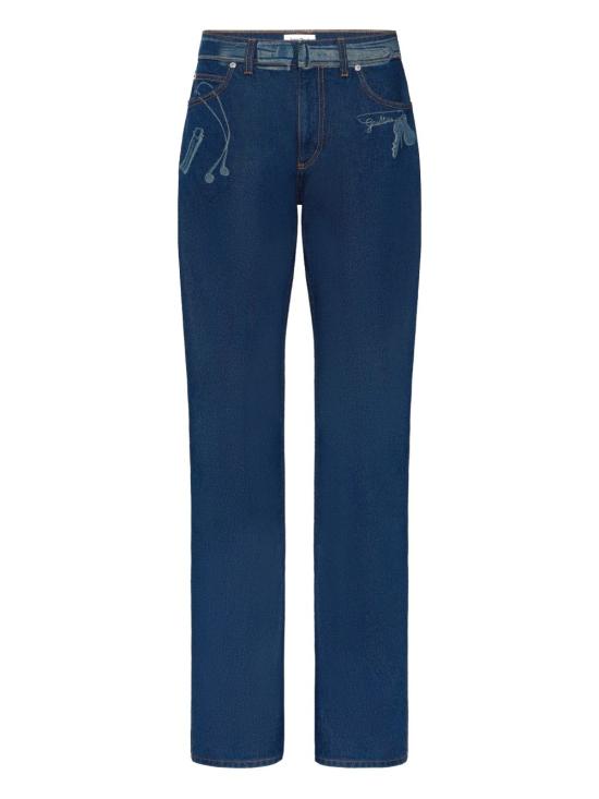 26SS 장 폴 고티에 데님 팬츠 TR060D027 57 Blue