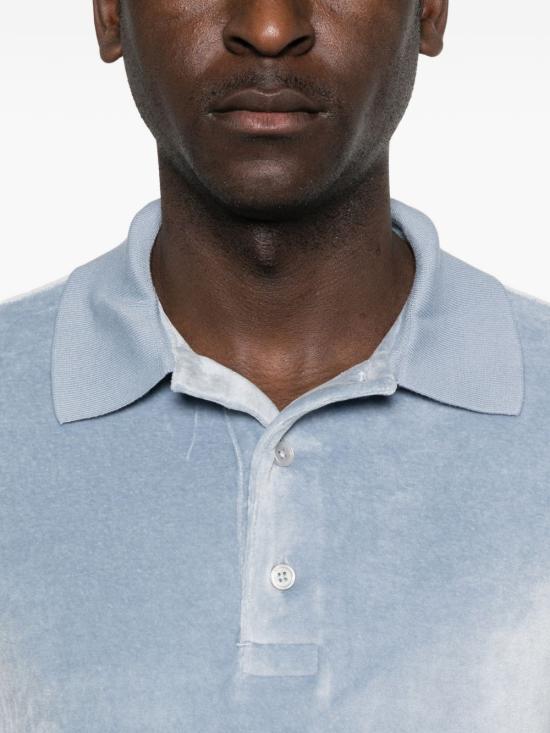 26SS 톰포드 폴로 티셔츠 JPS011JMC093 UDF Clear Blue - TOMFORD