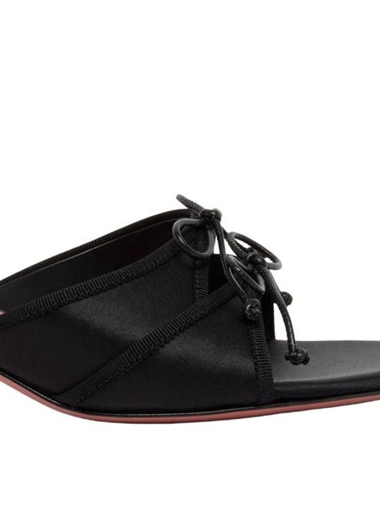 26SS 아미나 무아디 샌들 ELEONORASLIPPER45 BLACK Black - AMINA MUADDI