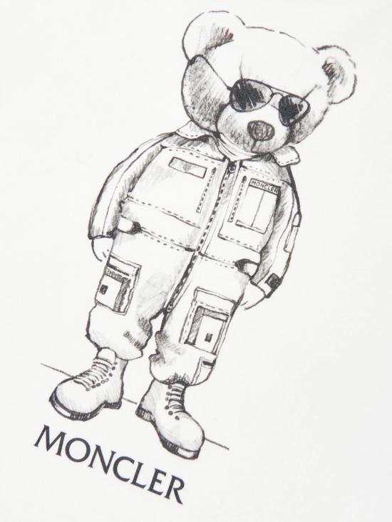 26SS [키즈] 몽클레어 티셔츠 L19548C0002589AFV F00 White - MONCLER