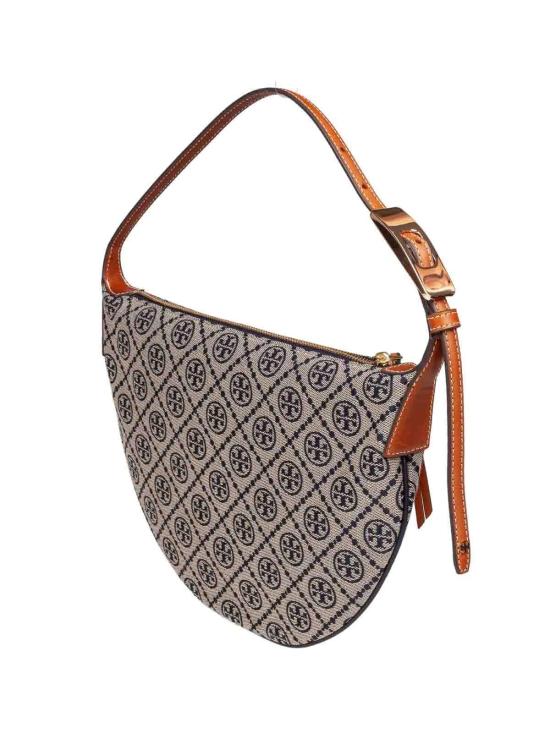 25FW 토리버치 T 모노그램 숄더 백 174231405 Grey - TORY BURCH