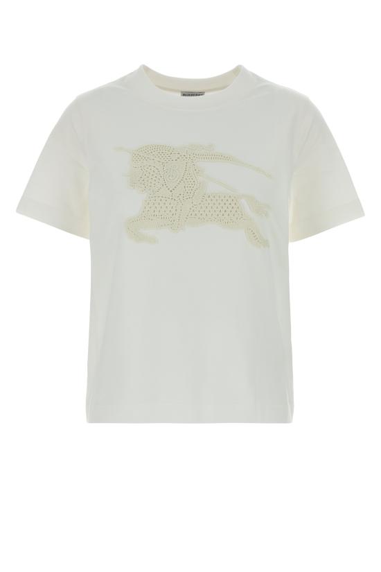 26SS 버버리 EKD 코튼 티셔츠 8124136 B7078 CHALK