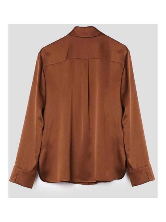 25FW 막스마라 셔츠 252611606765001E15 Brown - MAX MARA