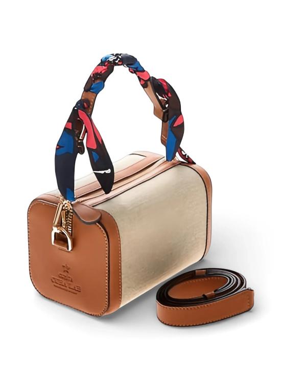 26SS 쿠바 랩 토트백 8051944590432 COGNAC ECRU