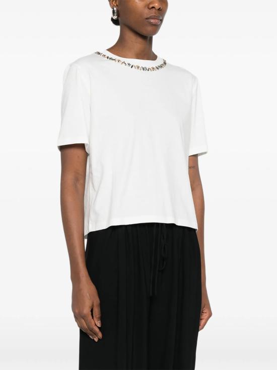 26SS 에르마노 피렌제 탑 D48EL027EE5MF010 MF010 BIANCO OTTICO - ERMANNO FIRENZE