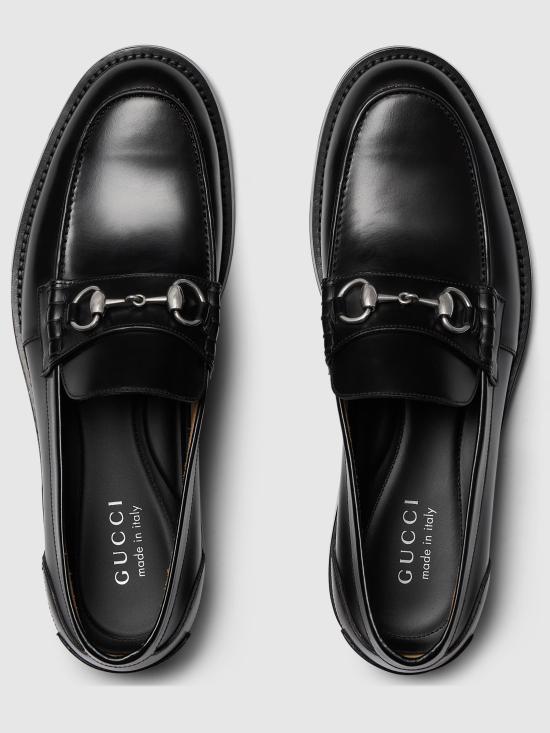 26SS 구찌 홀스빗 로퍼 851398AAFAR 1000 Black - GUCCI