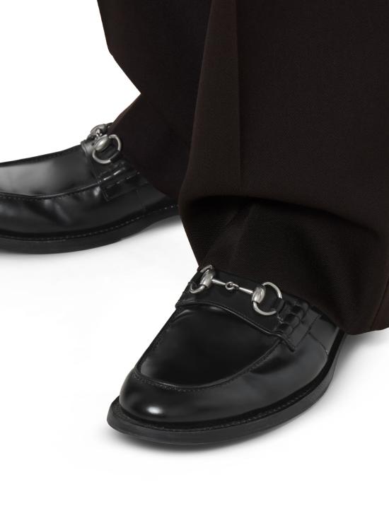 26SS 구찌 홀스빗 로퍼 851398AAFAR 1000 Black - GUCCI