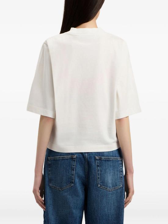 26SS 팜앤젤스 탑 PWAA079S26JER004 0310 OFF WHITE BLACK - PALM ANGELS