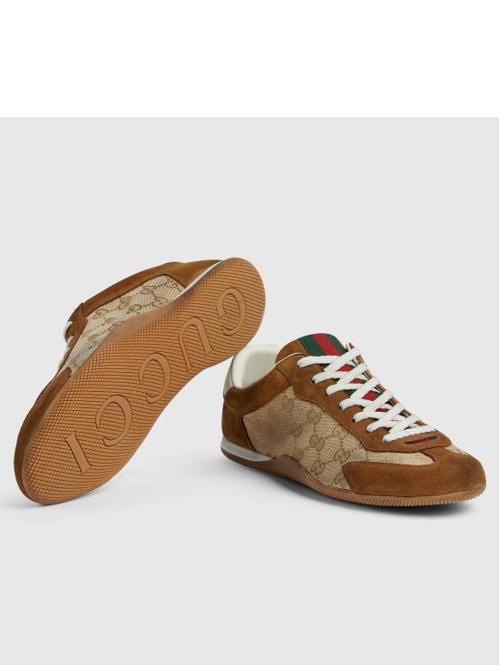 26SS 구찌 쉬프트 스니커즈 857018AAF1X 2750 Brown - GUCCI