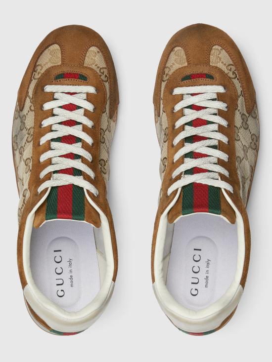 26SS 구찌 쉬프트 스니커즈 857018AAF1X 2750 Brown - GUCCI