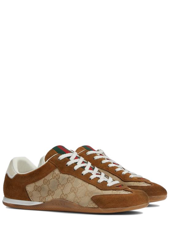 26SS 구찌 쉬프트 스니커즈 857018AAF1X 2750 Brown - GUCCI