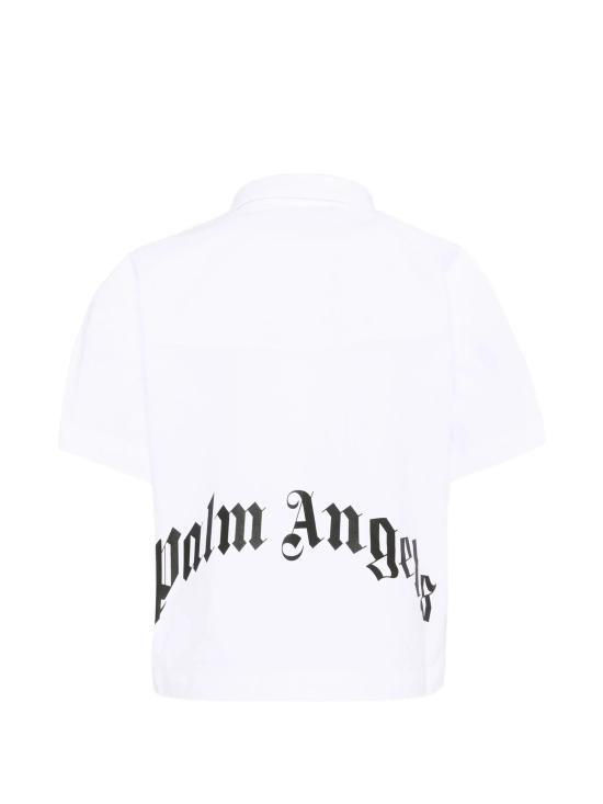 26SS [키즈] 팜앤젤스 셔츠 PBGG003S26FAB001 002 OFF WHITE - PALM ANGELS