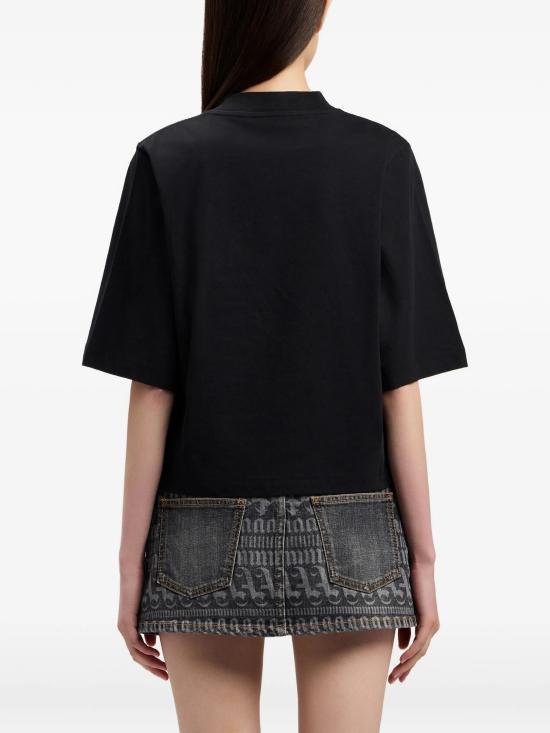 26SS 팜앤젤스 탑 PWAA079S26JER006 1060 BLACK BROWN - PALM ANGELS