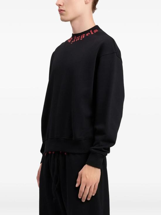 26SS 팜앤젤스 긴팔 티셔츠 PMBA08HS26FLE004 1025 BLACK RED - PALM ANGELS