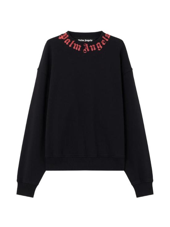 26SS 팜앤젤스 긴팔 티셔츠 PMBA08HS26FLE004 1025 BLACK RED