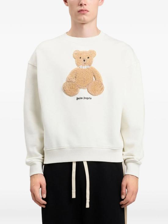 26SS 팜앤젤스 긴팔 티셔츠 PMBA08HS26FLE009 0360 OFF WHITE BROWN - PALM ANGELS