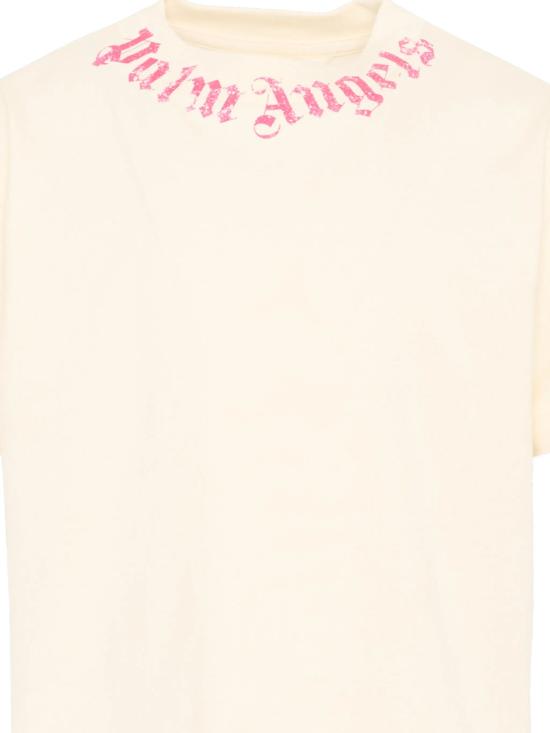 26SS [키즈] 팜앤젤스 티셔츠 PGAA002S26JER005 002 OFF WHITE - PALM ANGELS