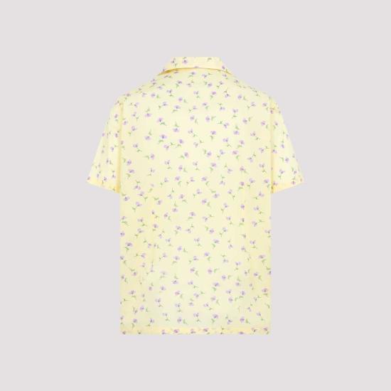  질샌더 반팔 셔츠 질 샌더 코튼  파스텔 옐로우 - JIL SANDER