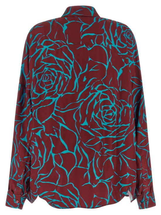 26SS 드리스 반 노튼 블라우스 2611307003244358 Bordeaux - DRIES VAN NOTEN