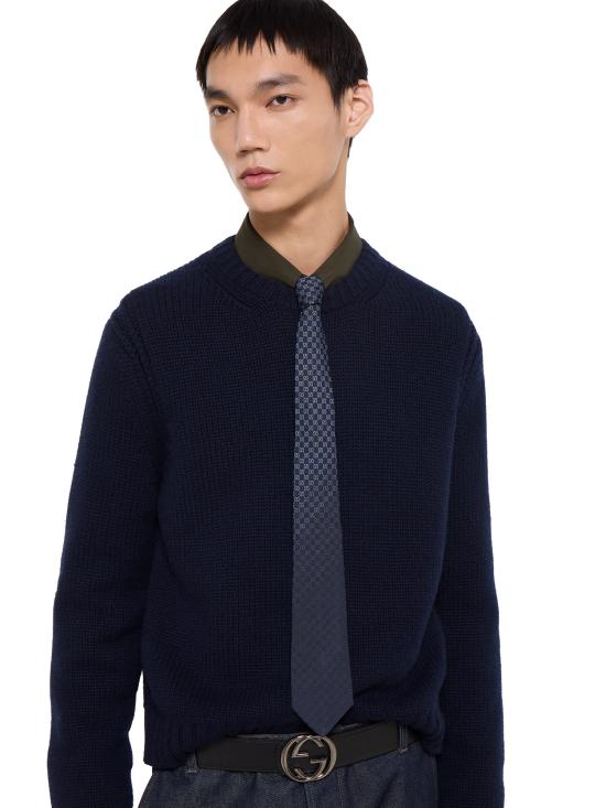 26SS 구찌 넥타이 8533494E009 4069 Blue - GUCCI