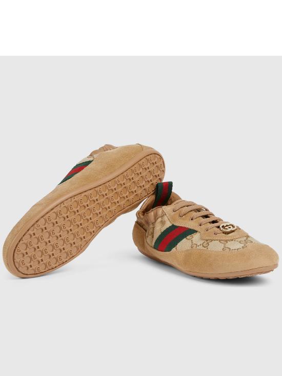 26SS 구찌 쉬프트 스니커즈 857963AAF10 9845 Beige - GUCCI