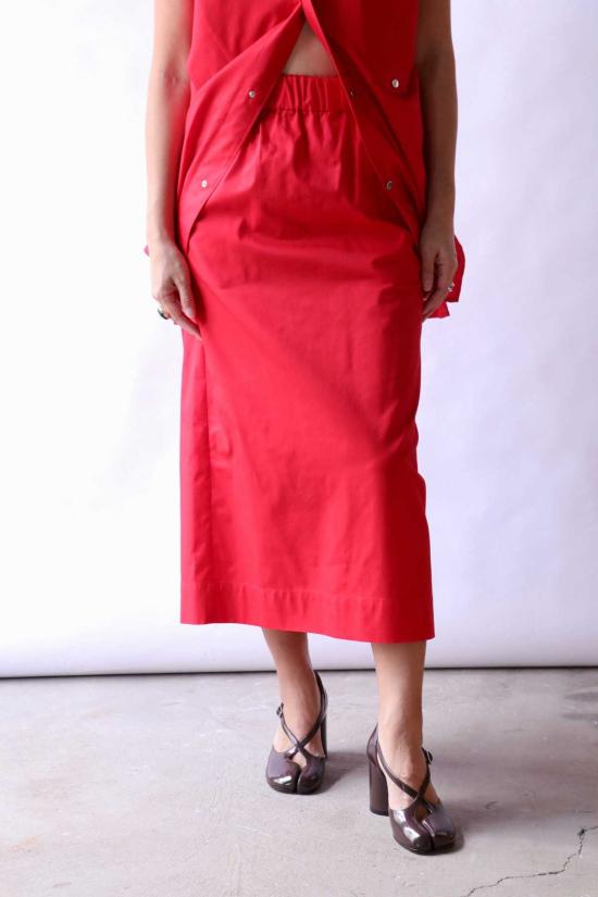  고셰르 미디 스커트 고셰 A라인 스커트