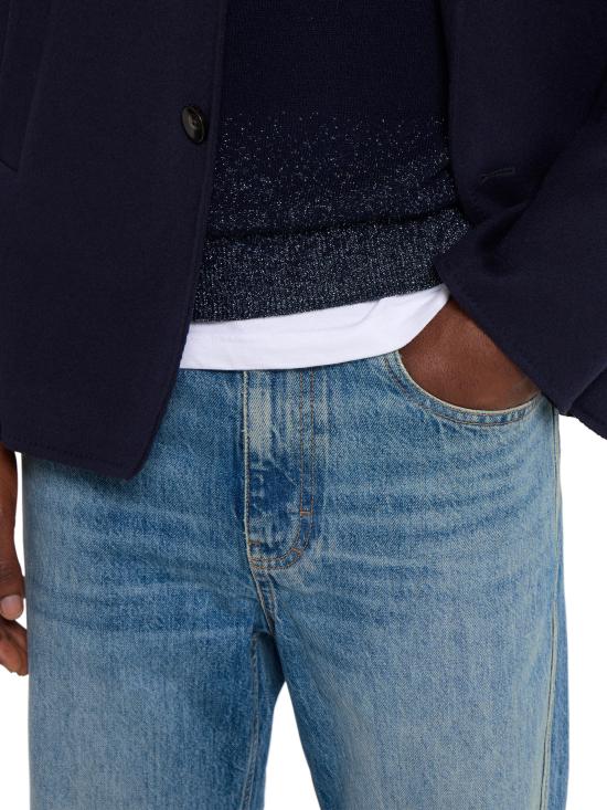 26SS 구찌 슬림 핏 코튼 데님 팬츠 844629XDDD2 4009 Blue - GUCCI