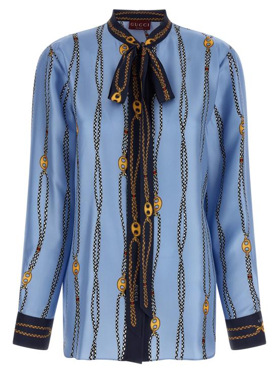 26SS 구찌 블라우스 856109ZAUK54061 Light Blue