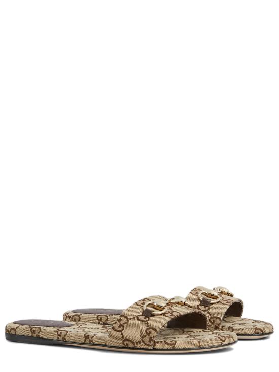 26SS 구찌 홀스빗 슬라이드 샌들 835828FAB10 2543 Beige - GUCCI