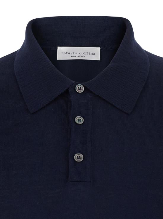 26SS 로베르토 콜리나 폴로 티셔츠 261MYA1002410 Blu - ROBERTO COLLINA