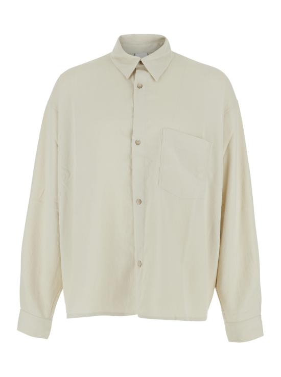 26SS 원 헌드레드 긴팔 셔츠 421213064LIGHTGREY Grey