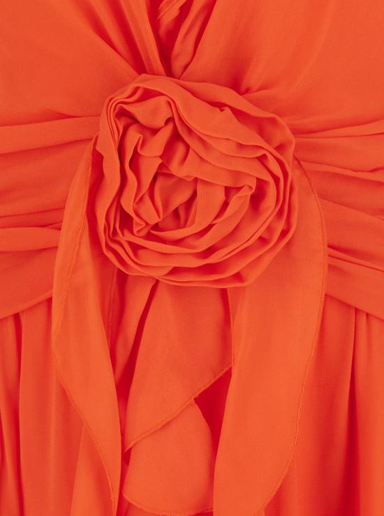 26SS 블루마린 롱 원피스 2A803AN0216 Orange - BLUMARINE