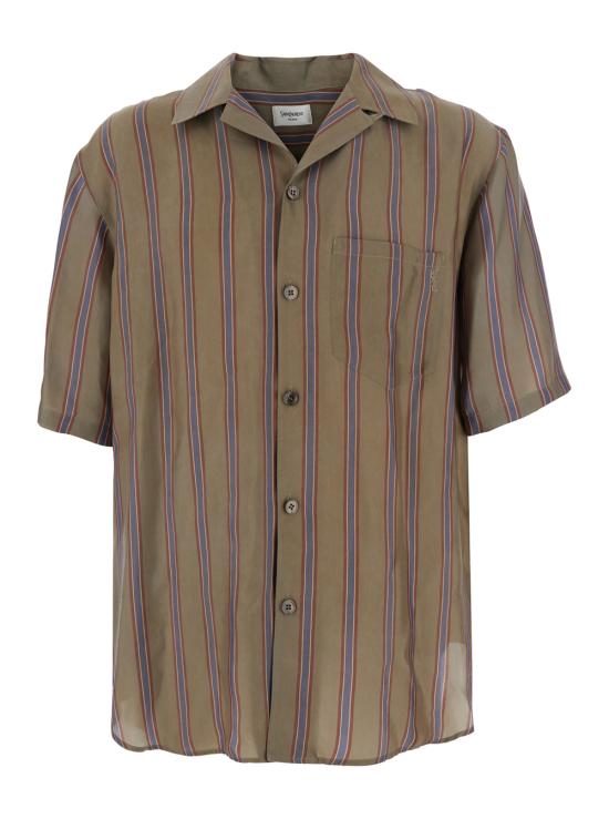 26SS 생로랑 반팔 셔츠 859775Y2N332849 Brown