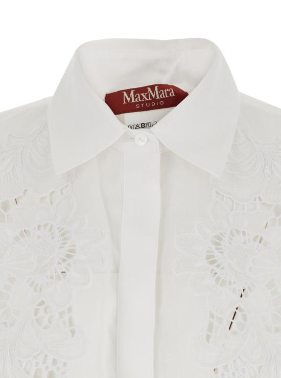 26SS 막스마라 스튜디오 셔츠 2616111012600031 White - MAX MARA STUDIO